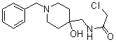structure of CAS# 1169699-63-1, 2-Chloro-N-[[4-hydroxy-1-(phenylmethyl)-4-piperidinyl]methyl]acetamide