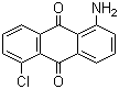 structure of CAS# 117-11-3, 1-氨基-5-氯蒽醌