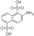 2-Amino-1,5-naphthalenedisulfonic acid molecular structure (CAS 117-62-4)
