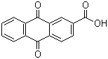 蒽醌-2-羧酸分子结构 (CAS 117-78-2)