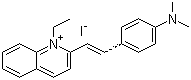 structure of CAS# 117-92-0, Quinaldine Red