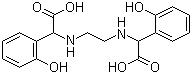structure of CAS# 1170-02-1, Ethylenediamine-N,N'-bis((2-hydroxyphenyl)acetic acid)