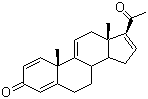 CAS 登录号：117048-56-3, 四烯孕二酮, 17-乙酰基-10,13-二甲基-6,7,8,10,12,13,14,15-八氢环戊烯并[a]菲-3-酮