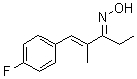 (1E,3E)-1-(4-Fluorophenyl)-2-methyl-1-penten-3-one oxime molecular structure (CAS 1170613-55-4)