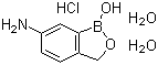 structure of CAS# 117098-93-8, 5-氨基-2-羟甲基苯硼酸盐酸盐