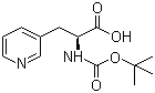 structure of CAS# 117142-26-4, Boc-3-(3-吡啶基)-L-丙氨酸