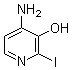 structure of CAS# 1171919-81-5, 4-氨基-2-碘-3-吡啶醇
