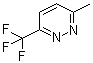 3-甲基-6-(三氟甲基)哒嗪分子结构 (CAS 1173897-84-1)