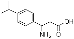 structure of CAS# 117391-53-4, 3-Amino-3-(4-isopropylphenyl)propanoic acid