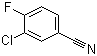 3-Chloro-4-fluorobenzonitrile molecular structure (CAS 117482-84-5)