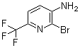 structure of CAS# 117519-16-1, 2-Bromo-6-(trifluoromethyl)-3-pyridinamine