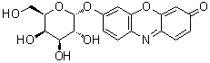 CAS 登录号：1175532-13-4, 7-(alpha-D-吡喃半乳糖基氧基)-3H-吩恶嗪-3-酮