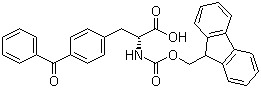 structure of CAS# 117666-97-4, Fmoc-4-benzoyl-D-phenylalanine