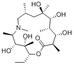 CAS # 117693-42-2, Azithromycin Aglycone, (2R,3S,4R,5R,8R,10R,11R,12S,13S,14R)-2-ethyl-3,4,10,11,13-pentahydroxy-3,5,6,8,10,12,14-heptamethyl-1-oxa-6-azacyclopentadecan-15-one