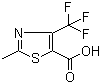 structure of CAS# 117724-63-7, 2-Methyl-4-trifluoromethylthiazole-5-carboxylic acid