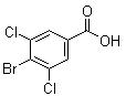 structure of CAS# 117738-75-7, 4-Bromo-3,5-dichlorobenzoic acid