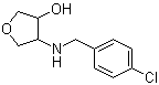 4-[[(4-Chlorophenyl)methyl]amino]tetrahydro-3-furanol molecular structure (CAS 1178022-18-8)