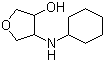 CAS 登录号：1178026-71-5, 4-(环己氨基)四氢-3-羟基呋喃