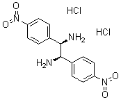 structure of CAS# 117903-79-4, (R,R)-1,2-Bis(4-nitrophenyl)-1,2-ethanediamine dihydrochloride