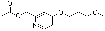 2-(乙酰氧甲基)-4-(3-甲氧基丙氧基)-3-甲基吡啶分子结构 (CAS 117977-19-2)