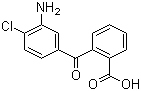structure of CAS# 118-04-7, 2-(3-Amino-4-chloro-benzoyl)benzoic acid