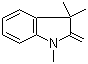 structure of CAS# 118-12-7, 1,3,3-Trimethyl-2-methyleneindoline