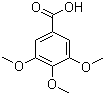 3,4,5-三甲氧基苯甲酸分子结构 (CAS 118-41-2)