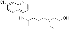 structure of CAS# 118-42-3, Hydroxychloroquine