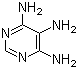 4,5,6-Triaminopyrimidine molecular structure (CAS 118-70-7)