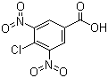 structure of CAS# 118-97-8, 4-氯-3,5-二硝基苯甲酸