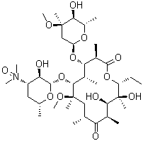 structure of CAS# 118074-07-0, Clarithromycin N-oxide