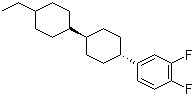 structure of CAS# 118164-50-4, trans,trans-4-(3,4-Difluorophenyl)-4''-ethylbicyclohexyl