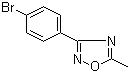 structure of CAS# 118183-92-9, 3-(4-Bromophenyl)-5-methyl-1,2,4-oxadiazole