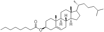 Cholesteryl caprylate  molecular structure (CAS 1182-42-9)