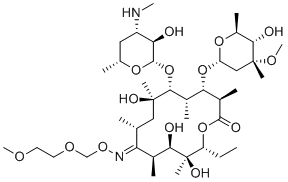 structure of CAS# 118267-18-8, Roxithromycin Impurity F