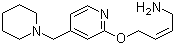 CAS # 118288-25-8, 4-[4-(Piperidinomethyl)pyridyl-2-oxy]-cis-2-butenamine