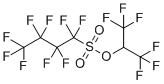 structure of CAS# 118334-96-6, 1,1,1,3,3,3-Hexafluoropropan-2-yl 1,1,2,2,3,3,4,4,4-nonafluorobutane-1-sulfonate