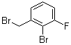 structure of CAS# 1184918-22-6, 2-Bromo-3-fluorobenzyl bromide