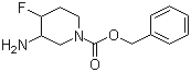 CAS 登录号：1184920-12-4, 3-氨基-4-氟-1-哌啶甲酸苄酯