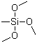 Methyltrimethoxysilane molecular structure (CAS 1185-55-3)