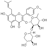 Sagittatoside B molecular structure (CAS 118525-36-3)