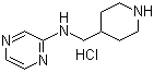 structure of CAS# 1185309-33-4, N-(4-哌啶基甲基)-2-吡嗪胺盐酸盐