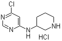 CAS # 1185309-48-1, 6-Chloro-N-3-piperidinyl-4-pyrimidinamine hydrochloride