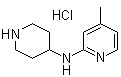 CAS 登录号：1185310-83-1, 4-甲基-N-4-哌啶基-2-吡啶胺盐酸盐