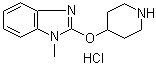 CAS 登录号：1185311-04-9, 1-甲基-2-(4-哌啶基氧基)-1H-苯并咪唑盐酸盐
