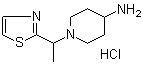 CAS 登录号：1185311-19-6, 1-[1-(2-噻唑基)乙基]-4-哌啶胺盐酸盐