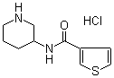 CAS # 1185312-18-8, N-3-Piperidinyl-3-thiophenecarboxamide hydrochloride