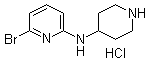 CAS 登录号：1185315-52-9, 6-溴-N-4-哌啶基-2-吡啶胺盐酸盐