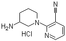 CAS 登录号：1185319-31-6, 2-(3-氨基-1-哌啶基)-3-吡啶甲腈盐酸盐