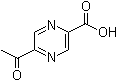 structure of CAS# 118543-96-7, 5-Acetyl-2-pyrazinecarboxylic acid